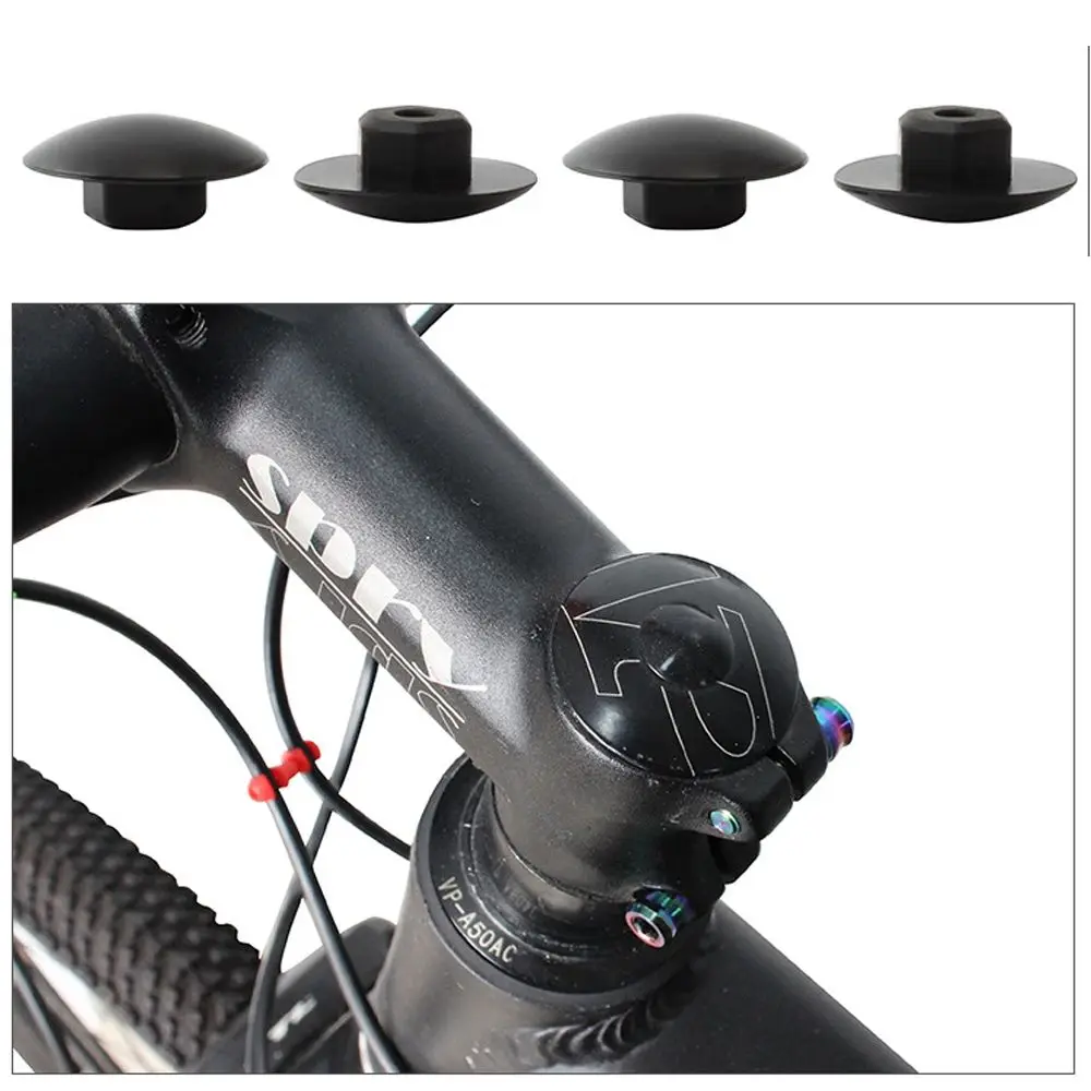 5/10pcs Dustproof Accessories M6 Screw Outdoor MTB Bike Bicycle Headset Cap Stem Top Cover Bolts Parts
