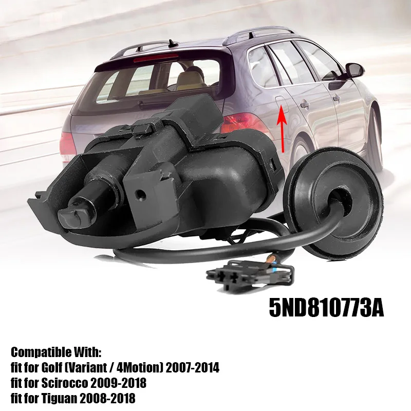 Fuel Gas Door Lock Motor Actuator For Vw Golf Vi Scirocco Tiguan Oe