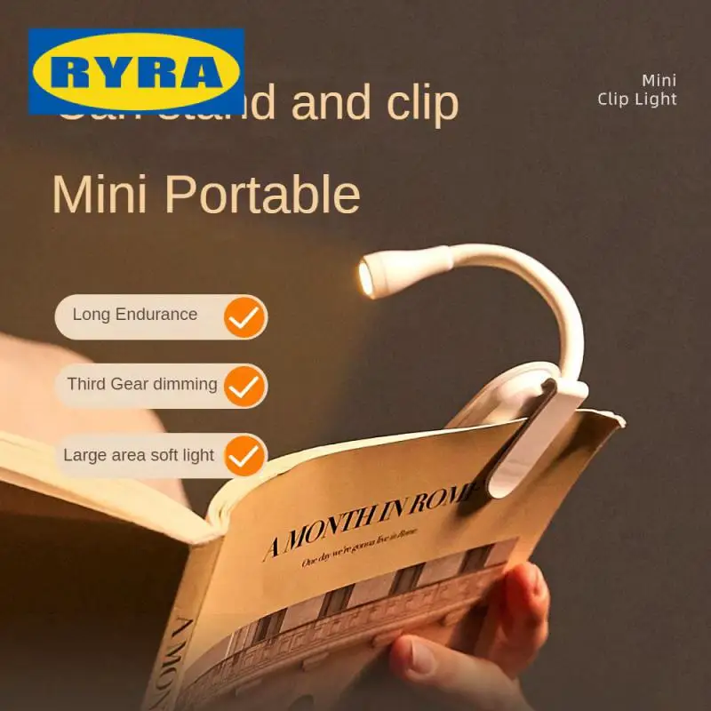 

Rechargeable Book Light Foldable Eyesight Lights Flexible Room Computer Notebook Laptop Night Lights Led Reading Lights Mini