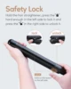 KIPOZI Straightening Iron Ceramic Hair Straightener Adjustable Temperature 2 In 1 Fast Heating Flat Iron 9 Temps LCD Safety Lock 3