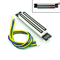 Mini Dual 12 Level indicator VU Meter Stereo Amplifier Board Adjustable light Speed Board With AGC Mode Diy KITS 1