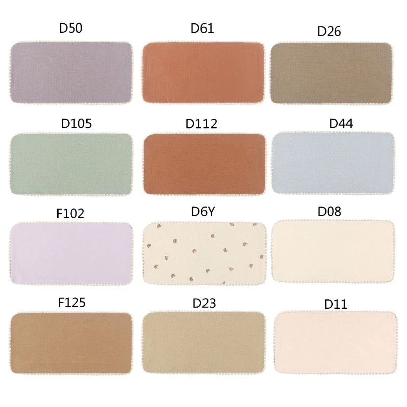 

2024 New Baby Saliva Towel Soft Absorbent Muslin Cotton Baby Burp Cloth Nursing Towel