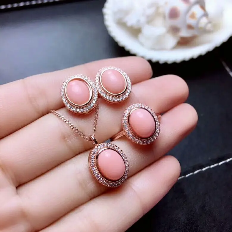 Комплект из колье и серёг серебра 925 пробы | Украшения аксессуары