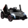 Aosom Lamborghini Veneno Licensed Kids Electric Car with Bluetooth, 12V Ride on Car with Butterfly Doors, Remote Control, Portab 1