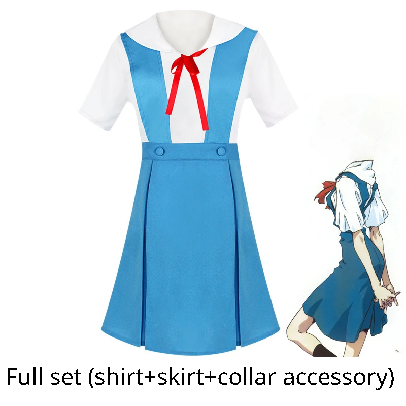 

Akira Cosplay Anime School Uniform Complete Set New Century Gospel Warrior Cosplay School Uniform Ayanami Akira Anime Costume