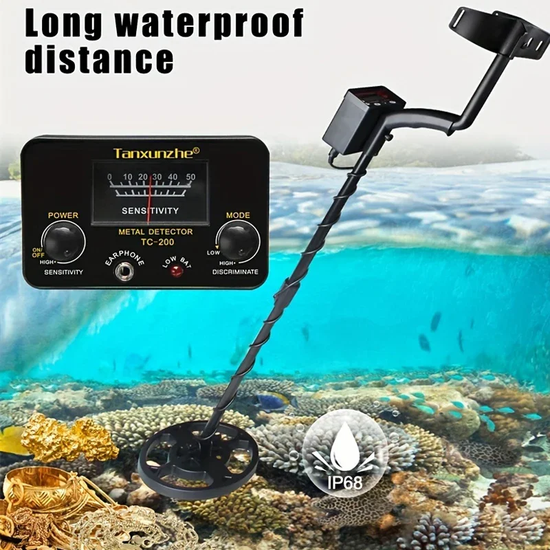 TC-200 Upgrade Metal Detector Underground Draad Ijzer Metalen Goud Detector Verstelbare Tracker Voor Schat Zoeken Nieuwe detect