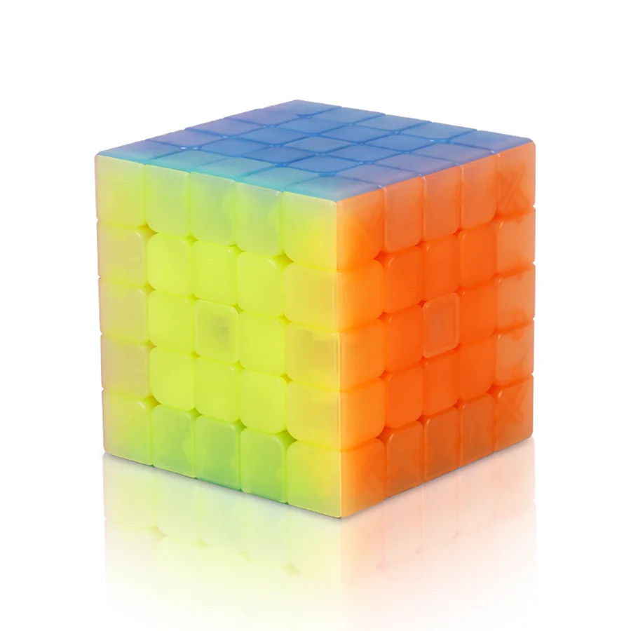 Jelly Color Cube Puzzle Toy Set - 5-in-1 Professional Magic Toy