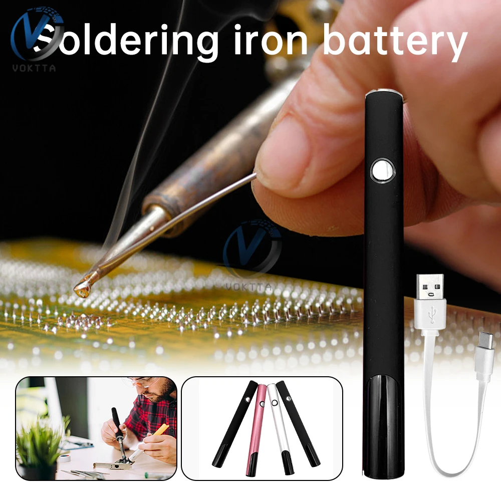 USB Type-C Electric Soldering Iron 510 Thread Battery Pen Solder Iron Adjustable Heating Battery Solder Repair Welding Tool electric soldering iron,soldering iron