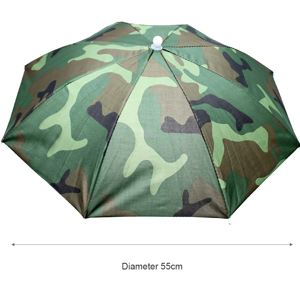 Compact Waterproof Umbrella Hat