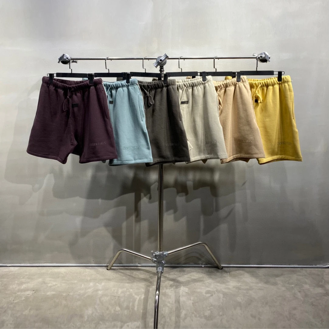 

Новинка Лето 2023, базовые шорты с цветным прорезиненным логотипом, Высококачественная верхняя одежда, шорты с кулиской для мужчин и женщин, модная уличная одежда