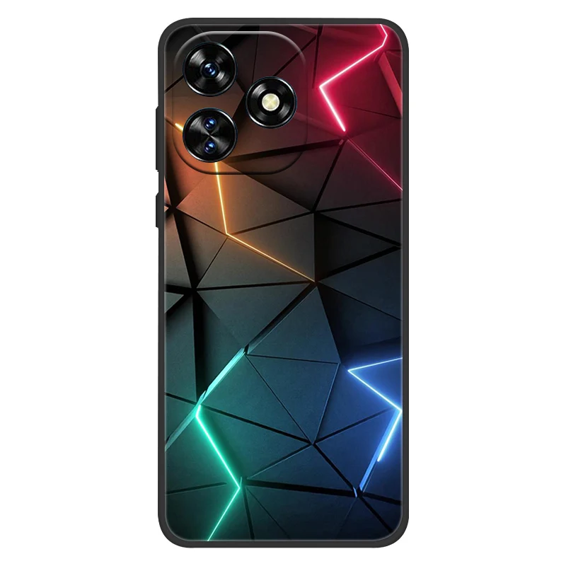 Luxury Silicone Soft Bumper Phone Case - Fashionable Space Design