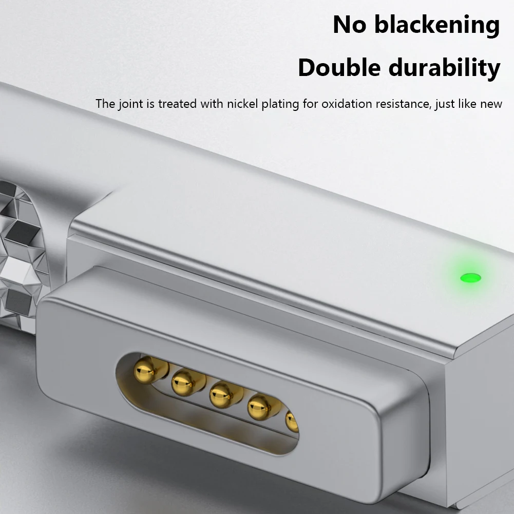 Power Adapter Type C Magnetic USB PD Adapter Connector for Apple Magnetic 1 2 MacBook Air/Pro Plug Converter Quick Charge Charger