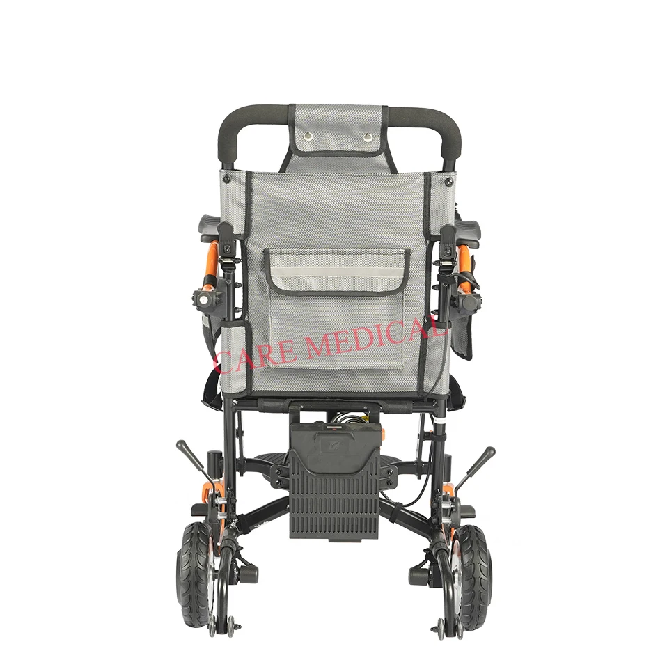 Hot Aluminum alloy Ultra-light Foldable Electric Power Wheelchair, Net Weight 17.5 KG