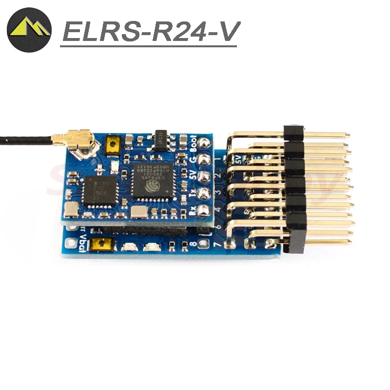 

MATEK Mateksys ExpressLRS ELRS 2.4GHz ELRS-R24-V 7CH PWM Outputs Vario Receiver Suitable for RC FPV Gliders Fixed-Wings Drones