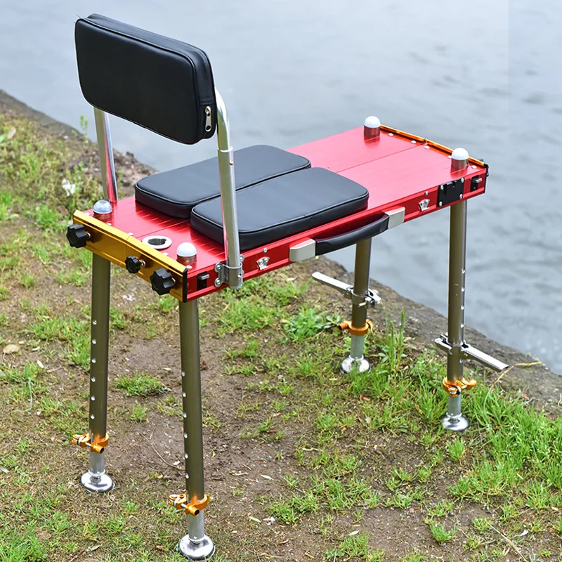 Fishing Chair Ultra-light Folding Multifunctional Telescopic Aluminum Alloy