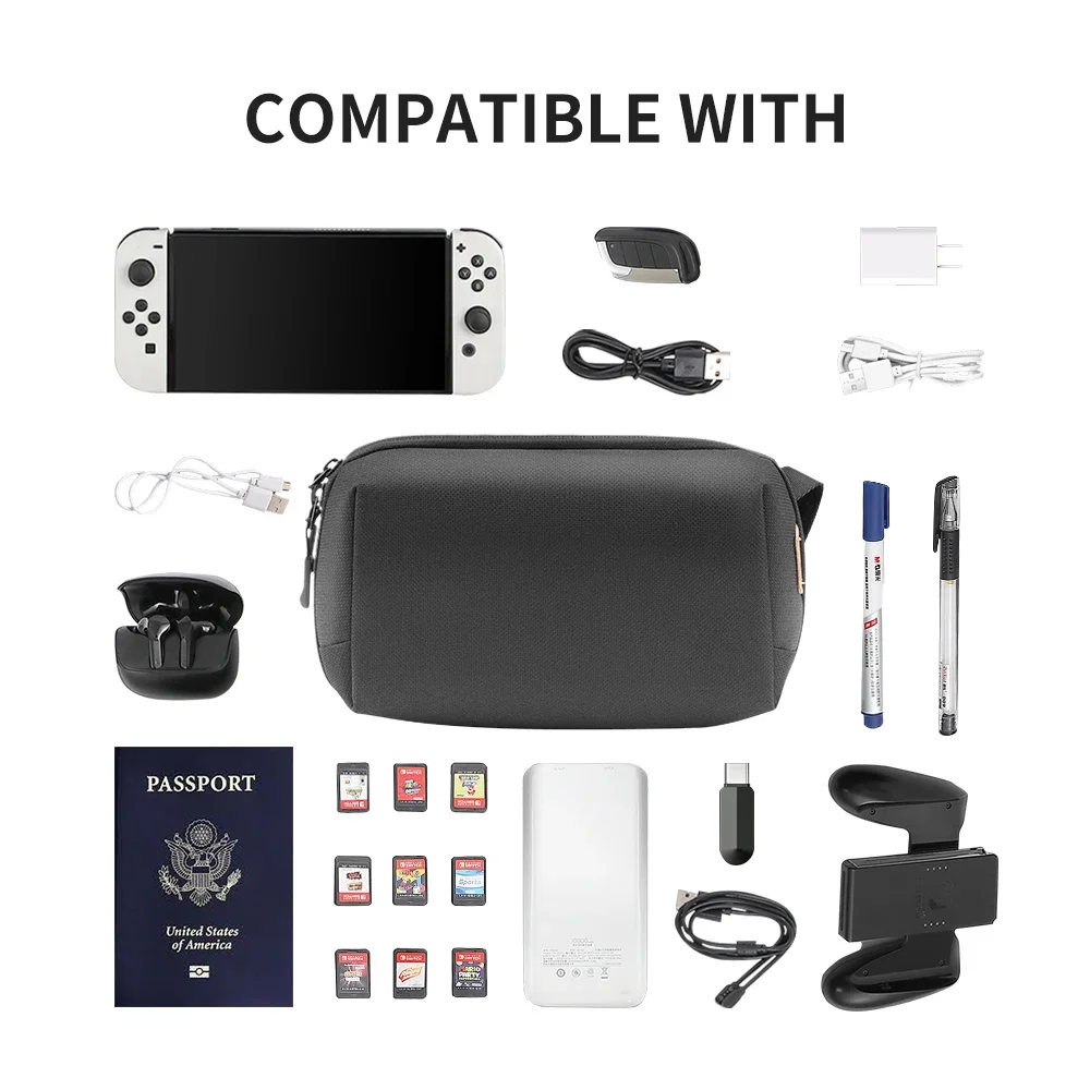 Borsa organizer da viaggio per cavi, elettronica e accessori
