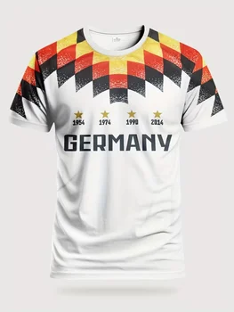 Men's Slim Fit German National Team Football Jersey Breathable Training Top Lightweight Sports T-Shirt for Fitness And Matches 1