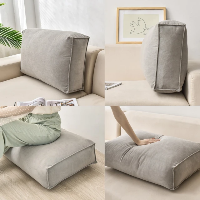 Soft Backrest Waist Stretcher Couch Pillows Cushions Home Decor Rectangular Sofa  Pillow Tatami Back Cushion - AliExpress