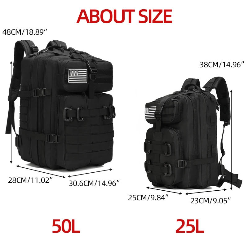 Men's Outdoor Modular Backpack for Hunting and Fitness
