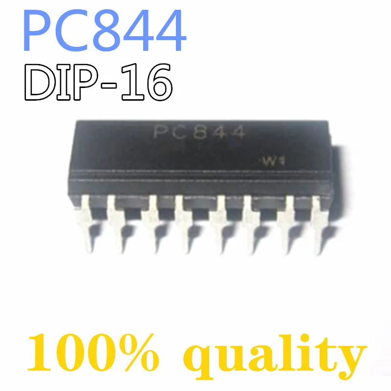 

10 шт./лот оригинальный PC844 DIP16 Line PC814-4 четырехканальный транзистор Оптрон