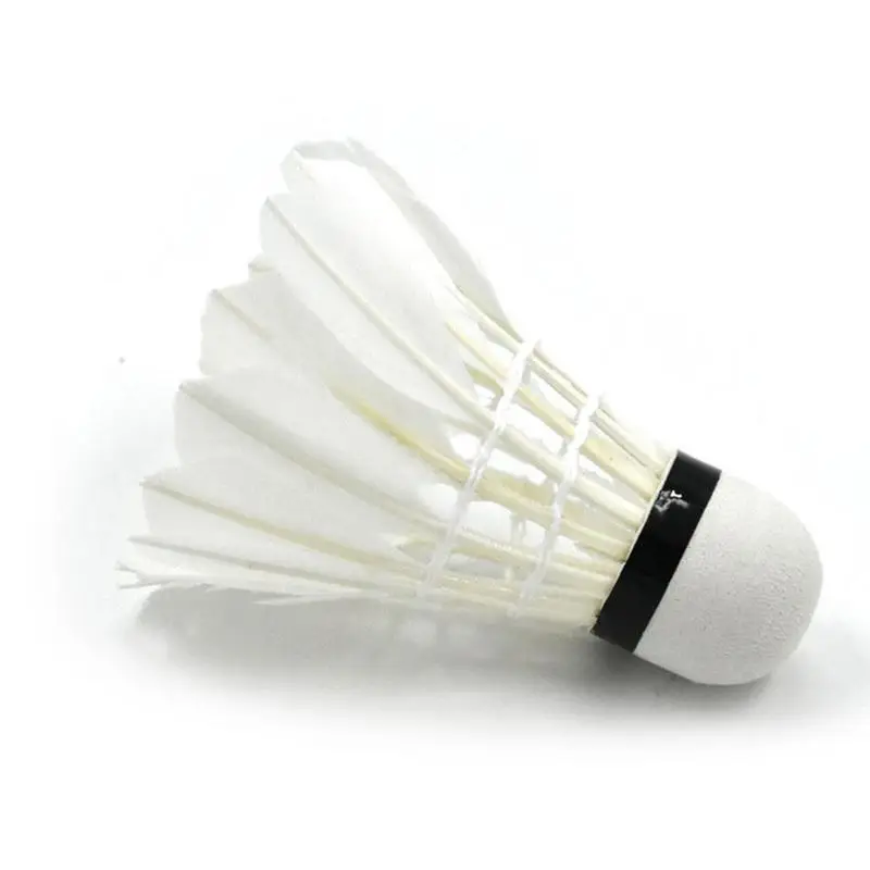 Feather Badminton Shuttlecocks Feather Training Shuttle Balls Set Indoor Outdoor Sports Hight Speed Training Shuttlecocks