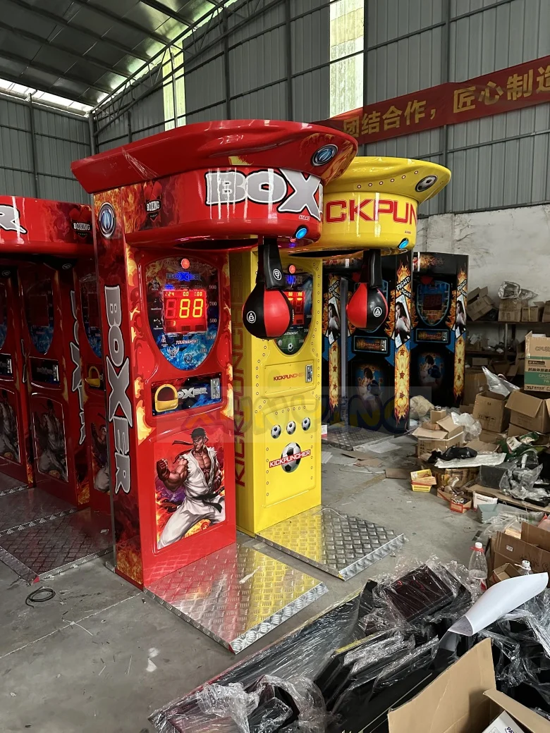 Onepunch Martial Coin Hot Gloves Boxing Punch Machine with New