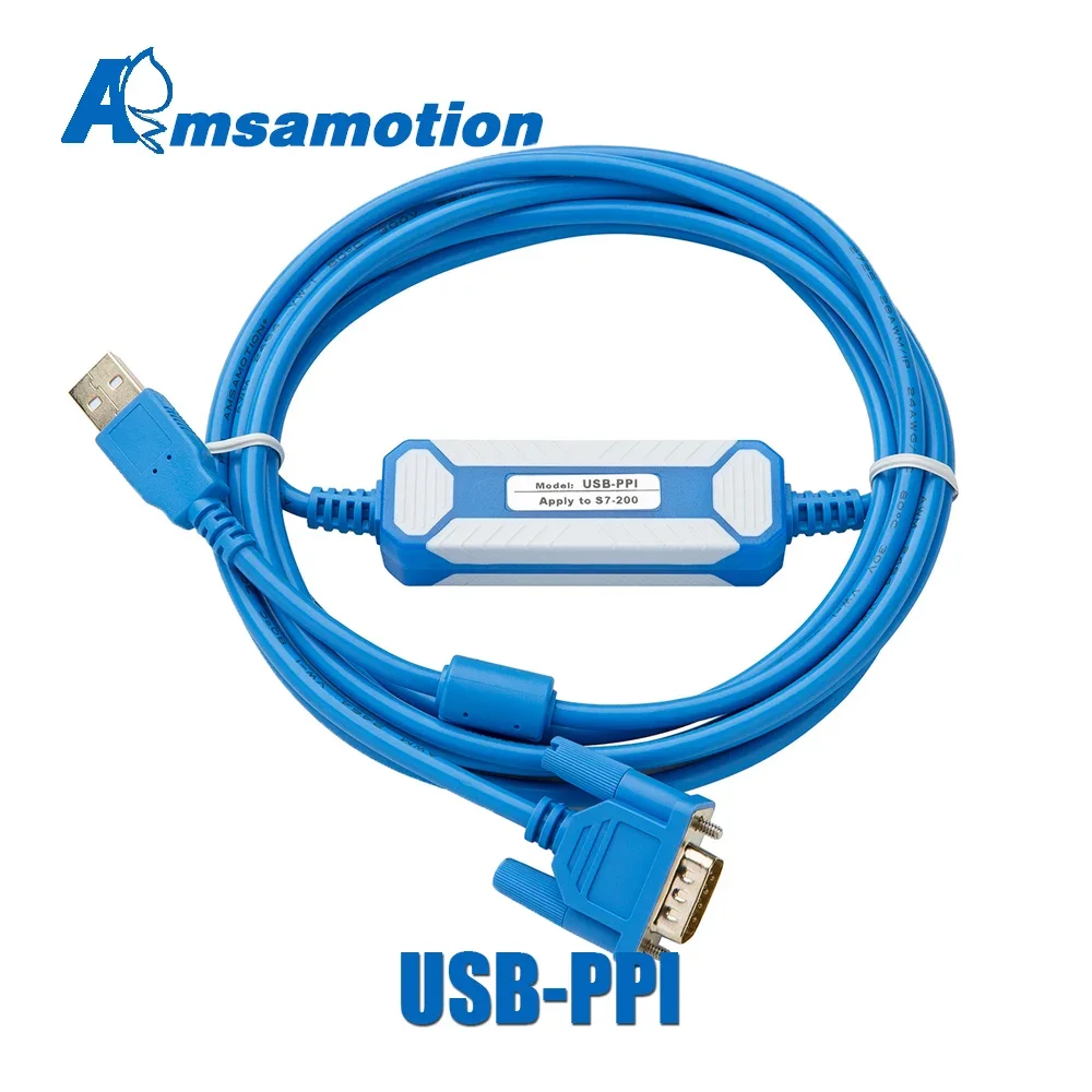 USB-PPI PLC 프로그래밍 케이블 USB-RS485 어댑터, 지멘스 S7-200 PLC USB PPI 다운로드 케이블