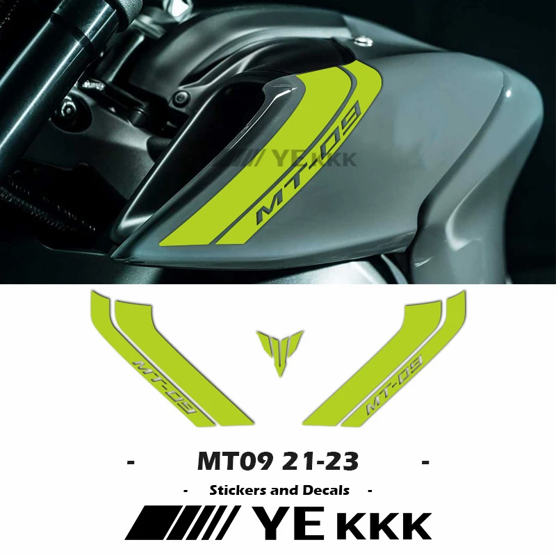 ߸ MT-09 MT-09SP   ƼĿ Ʈ, Į ҷο , 2021-2023 MT09 21-23    ̵ Ŀ ƼĿ