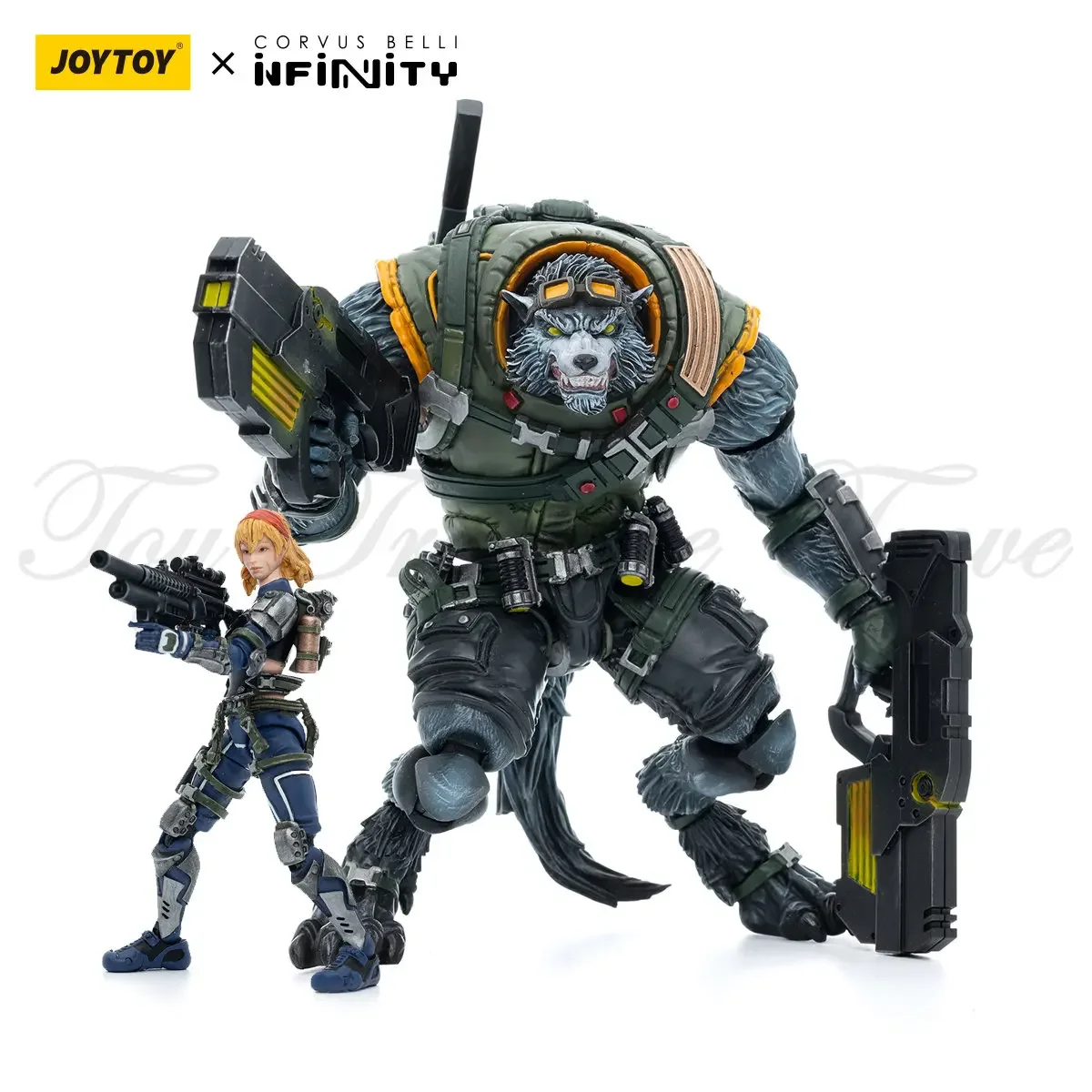  JOYTOY 1/18 Action Figures 4-Inch Dark Source Trio Collection  Solider Figures Military Model (Boyang Feng) : Toys & Games