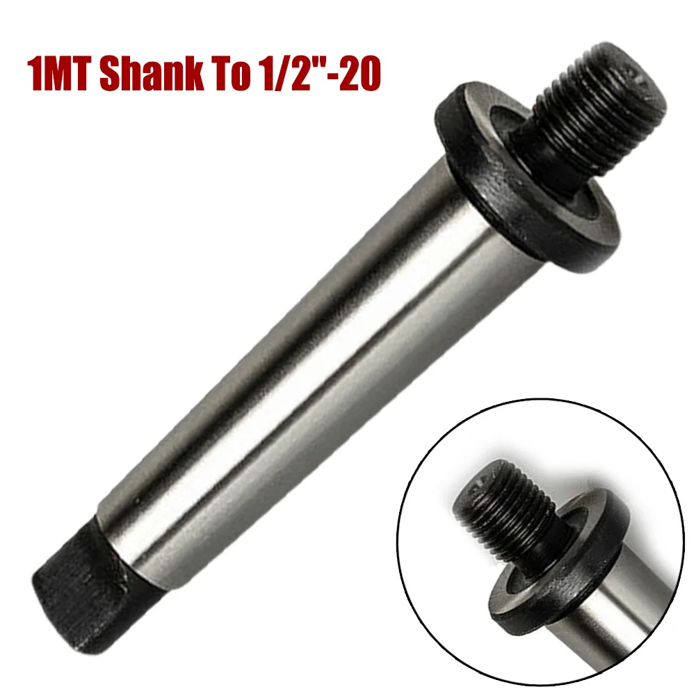 Workholding Toolholding Drill Chuck Arbor Threaded Drilling To 1 2inch-20 Threaded Morse Taper MT1 Adapter Steel 6