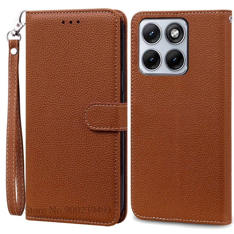 Enhanced Leather Flip Wallet Cover | Magnetic Book-Style Protective Case for Motorola Edge 70 Fusion