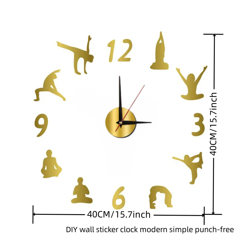 Modern Design Large Wall Clock DIY Quartz Clocks Fashion Watches Acrylic Mirror Stickers Living Room Home Decor Clocks