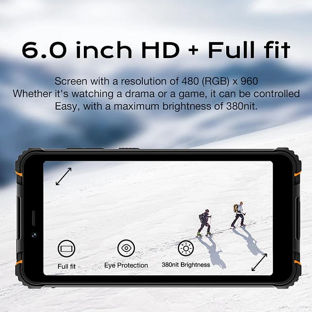 Hotwav T5 Pro 4G Rugged Smartphone Android 12 OS MTK6761 6.0 Inch Screen 4GB 32GB 7500mAh Massive Battery 13MP Main Camera 2022 5