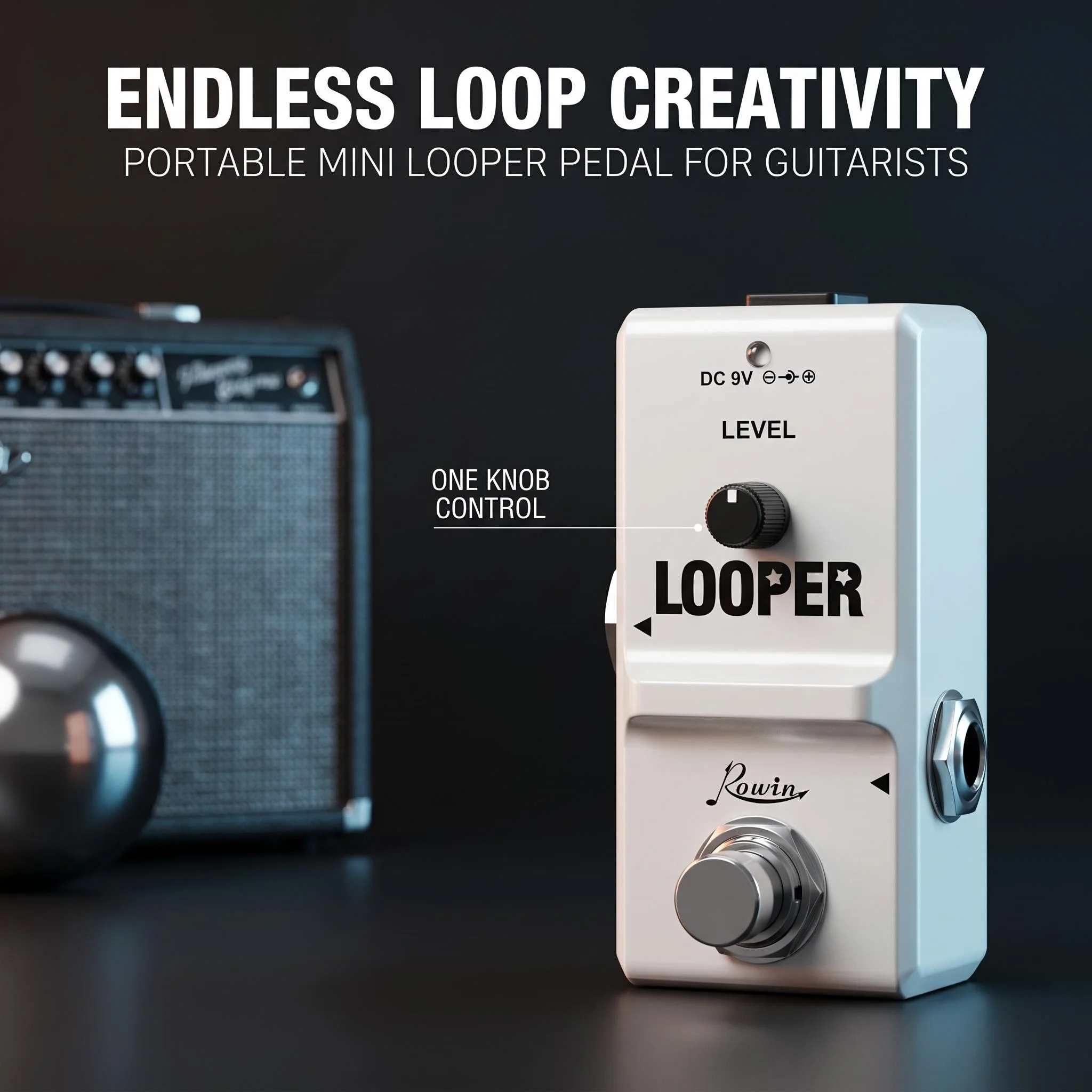 Enhanced Nano Looper Pedal - Unlimited Overdubs & USB Connectivity