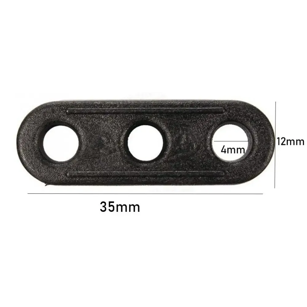 Plastic 3-Hole Camping Tent Rope Fastener Tensioner Lock Tightening Hook Wind Rope Buckle - Essential Accessory for Secure Tents