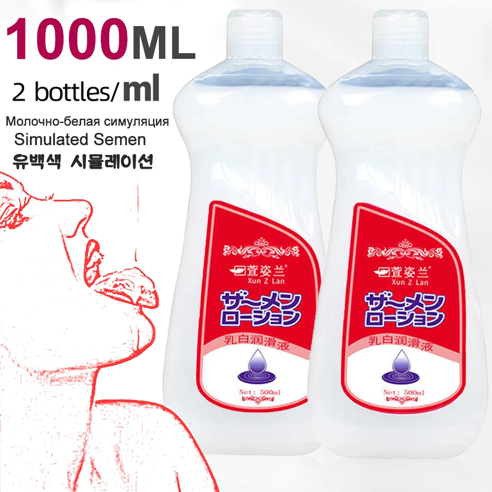 Lubrificante Da 1000Ml Per Uomo Donna Giocattoli Del Sesso Crema Sesso Lubrificante Viscoso Olio A Base D'Acqua Lubrificante Anale Vaginale Adulto Imi