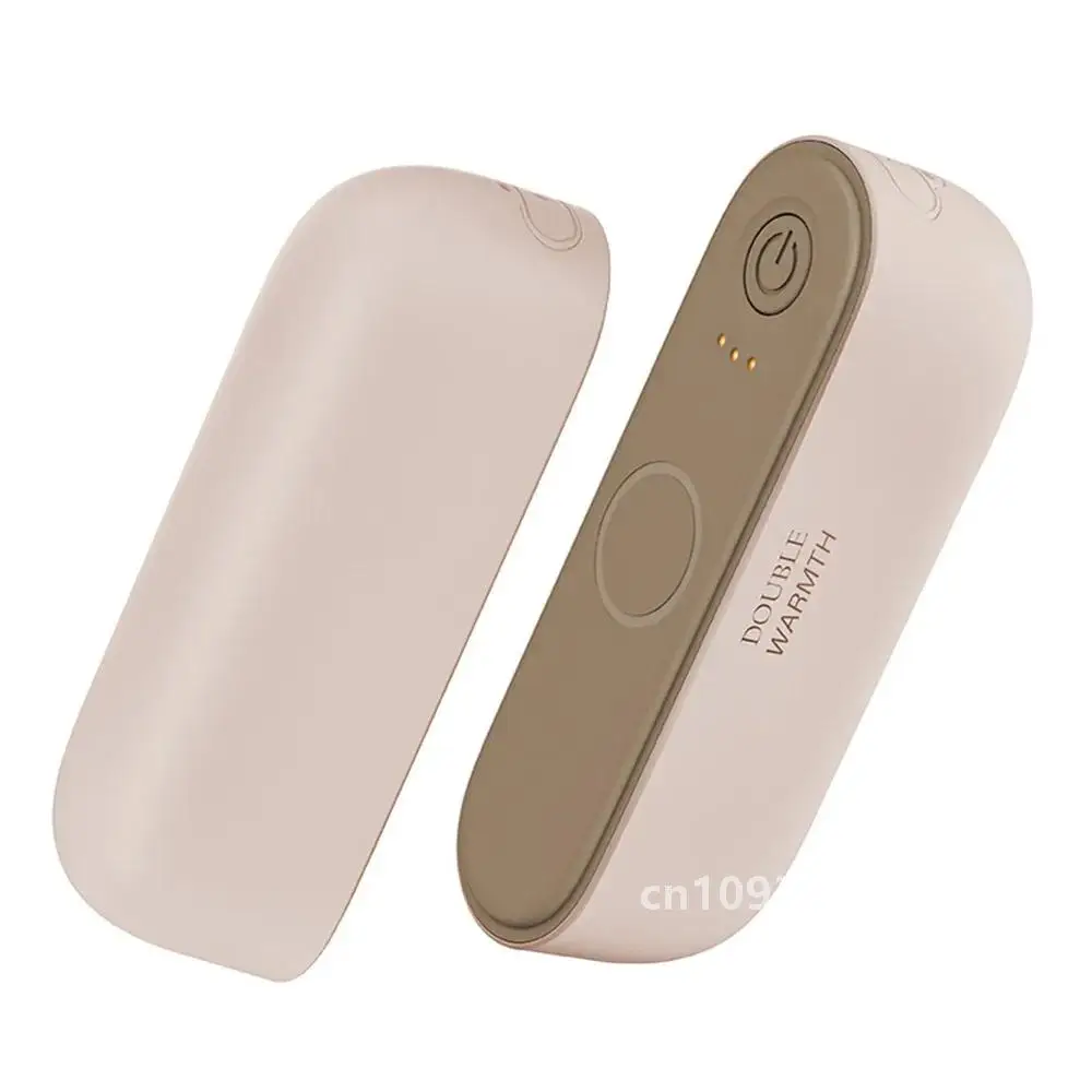 New 2 in 1 Magnetic Rechargeable Hand Warmers Electric Portable Handwarmers Ergonomic Compact Pocket Heater Tech Gifts Outdoors
