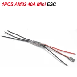 Advanced 32 - Bit Speed Controller with Signal Cable and Adjustable Parameters for RC Vehicles and FPV Drones (AM32 40A ESC)