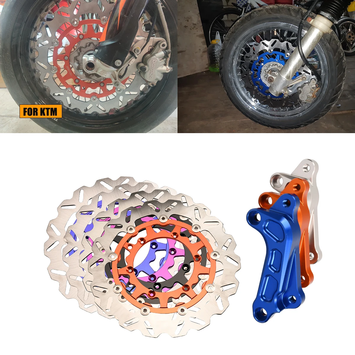 SCAR Vis Titane Protection Fourche M6 Compatible KTM SX SXF EXC - Lot De 2