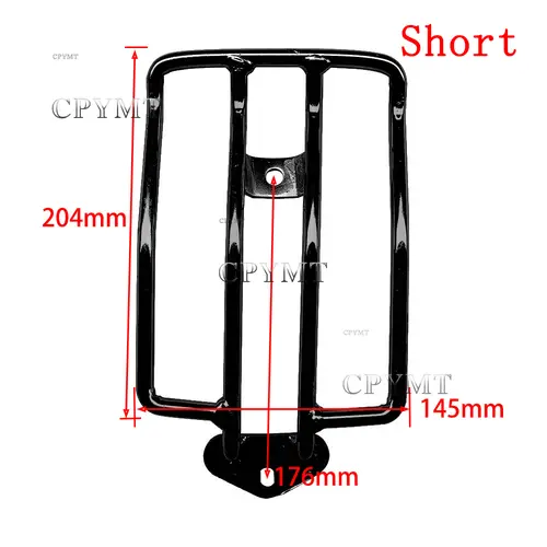 Fit For Sportster Iron XL883 XL1200 2004-2019 Long/Short Motorcycle Rear Solo Seat Fender Luggage Rack Support - Image 2