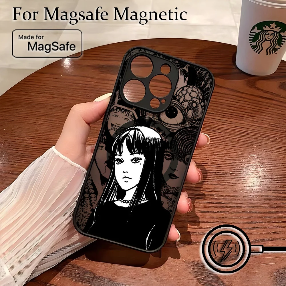 Junji Ito Horror Matte Magnetic Phone Case - Hot Comics Design
