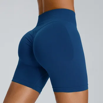 Women Shorts Seamless Yoga Sports Shorts For Women Cycling Jogging Fitness High Waist Push Up Gym Shorts Leggings Yoga Clothing