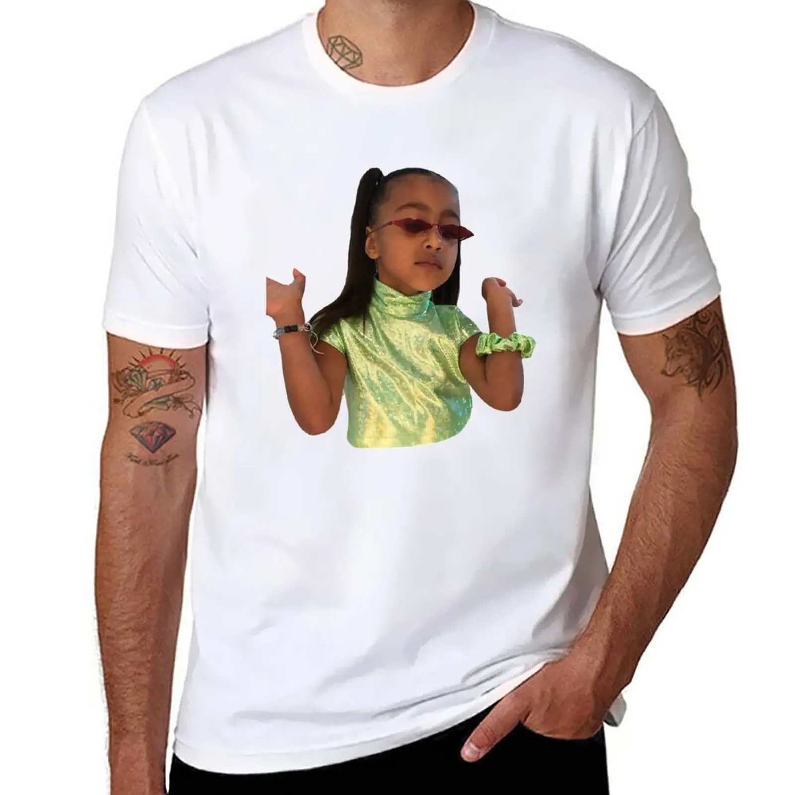 

North West - Sassy Stance T-Shirt graphic t shirt oversized t shirt Short t-shirt t shirts for men pack