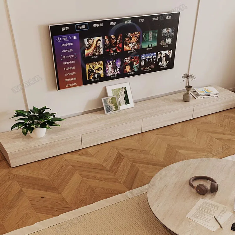 

Console Stands Modern Living Room Home Solid Wood Standing Cabinet Pedestal Meuble Tv Suspendu Furniture