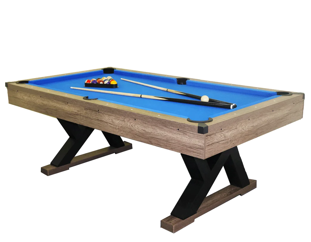 2020 Wholesale Standard Snooker Table Pool Table Wooden Grain PVC Indoor Game Table - Image 2