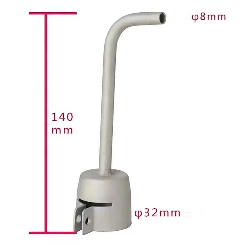 PVC flooring plastic torch 90 degrees 120 degrees inclined elbow flat nozzle stainless steel quick welding flat nozzle PP PE plastic welding torch
