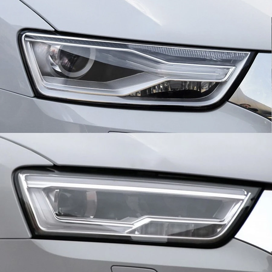 Coprilente Faro Per Audi A4 B8/B8.5 2013-2015 - Trasparente, In Policarbonato, Lato Sinistro - Foto 9