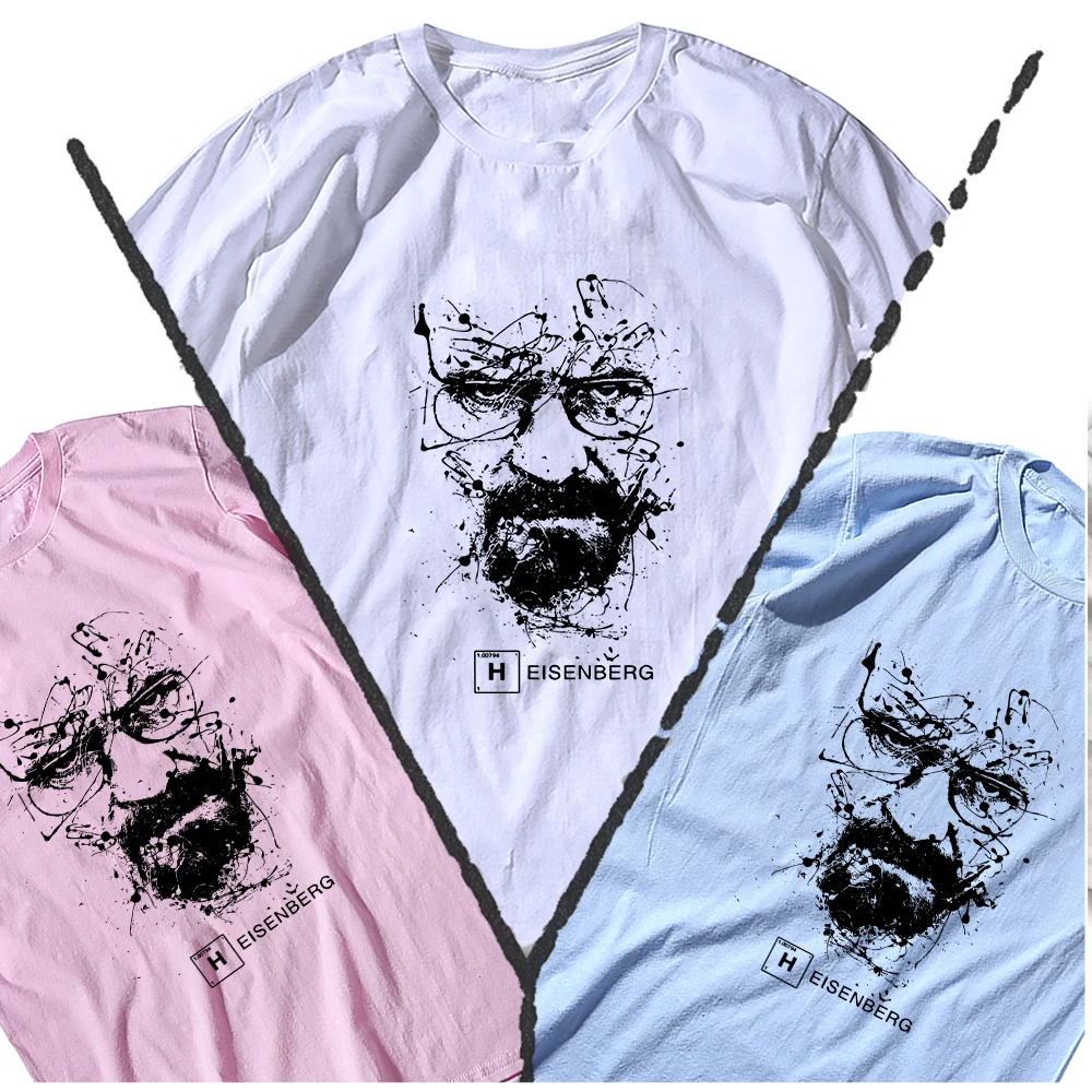 2024 neue Mode Breaking Bad T Shirts Männer Heisenberg Camisetas Hombre Männer Kühlen T Shirt Tops Kurzarm Baumwolle T-shirts # 191 – Detail 8