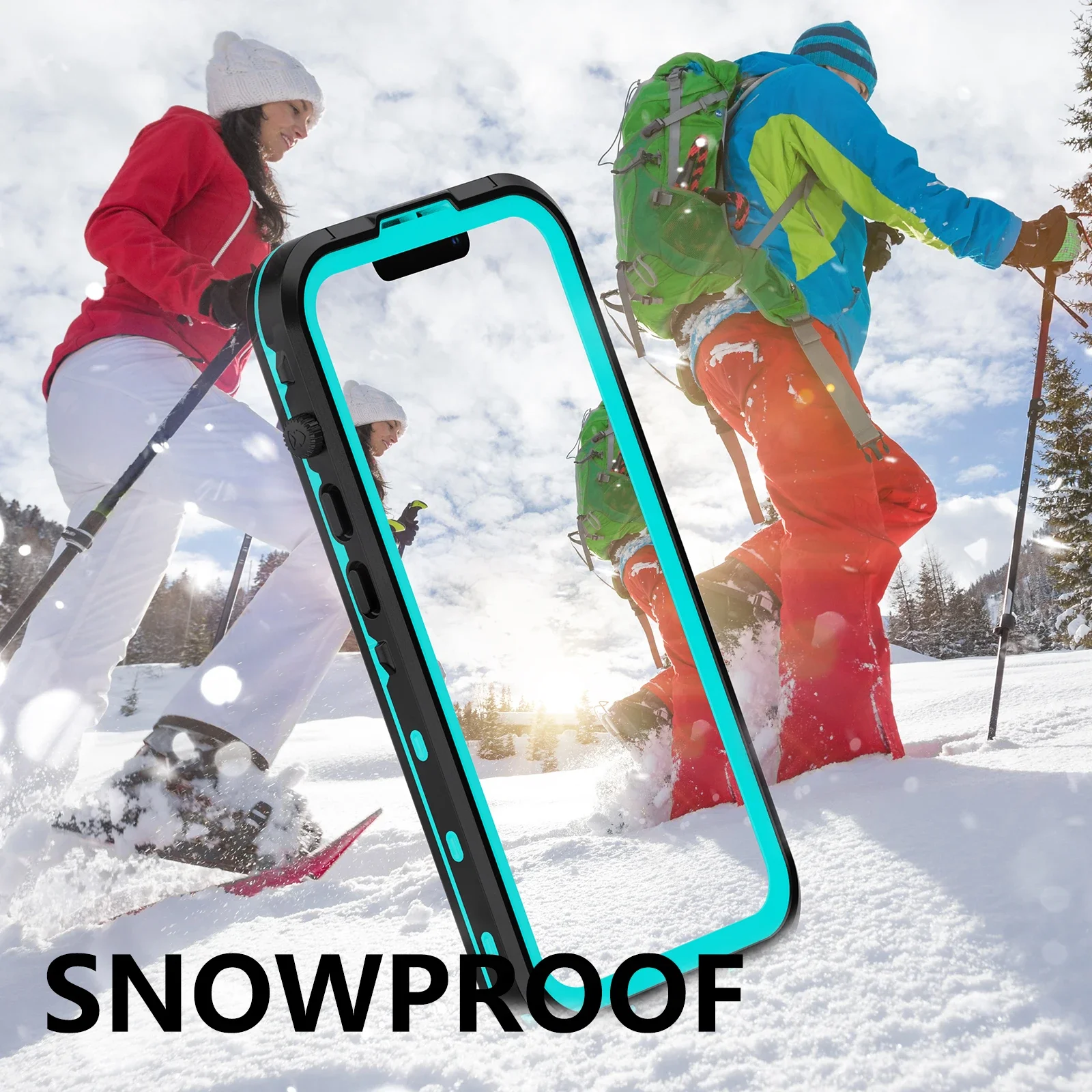 Hot Outdoor Sports Case Redpepper 3 Metri Di Profondità Per Apple Iphone14 Iphone 14 Pro Max Plus Diving Ip68 Waterproof Swim Run Cover