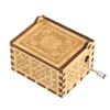 Antique Carved Lion King Music Box Hand Crank Wooden Christmas Gift Home Decoration for Living Room Bedroom Ornamnet 1